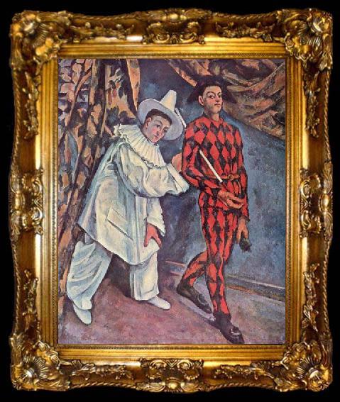framed  Paul Cezanne Fastnacht, ta009-2